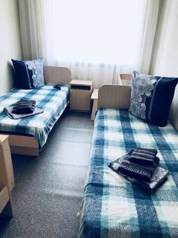 Фото номера Апартаменты с общей ванной комнатой Хостелы Hostel Marichka г. Хмельник 8